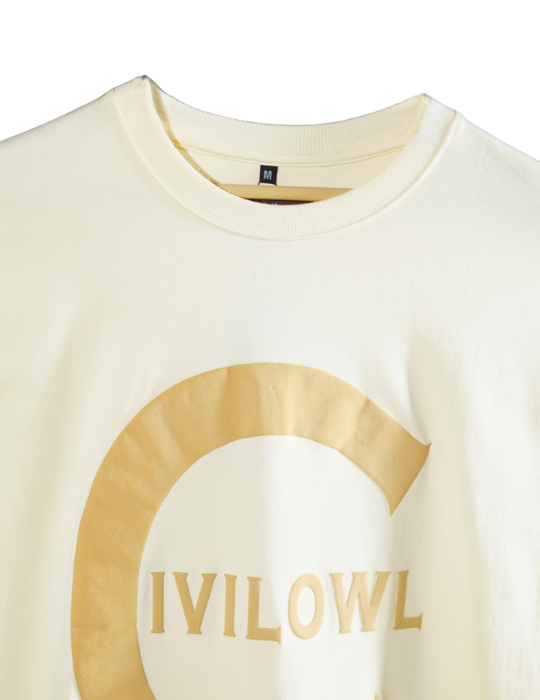 CREME OCTOPUS OVERSIZED T SHIRT