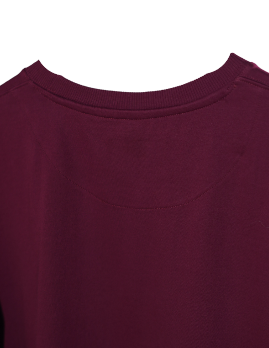 MAROON OWL FIGURE OVERSIZED T SHIRT