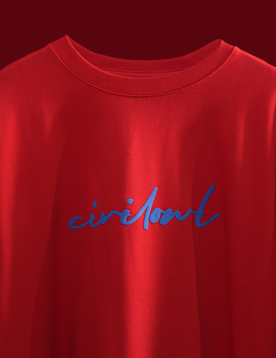 RED FLAMINGO OVERSIZED T SHIRT