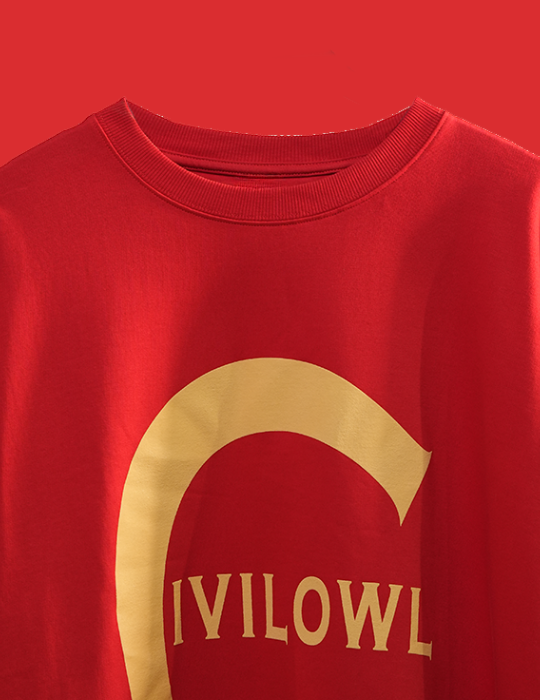 RED OCTOPUS OVERSIZED T SHIRT