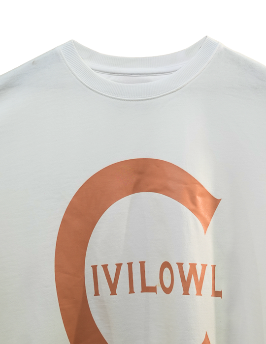 WHITE OCTOPUS OVERSIZED T SHIRT