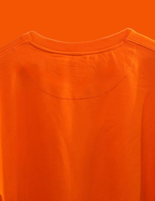 ORANGE CIVILOWL BASIC OVERSIZED T SHIRT