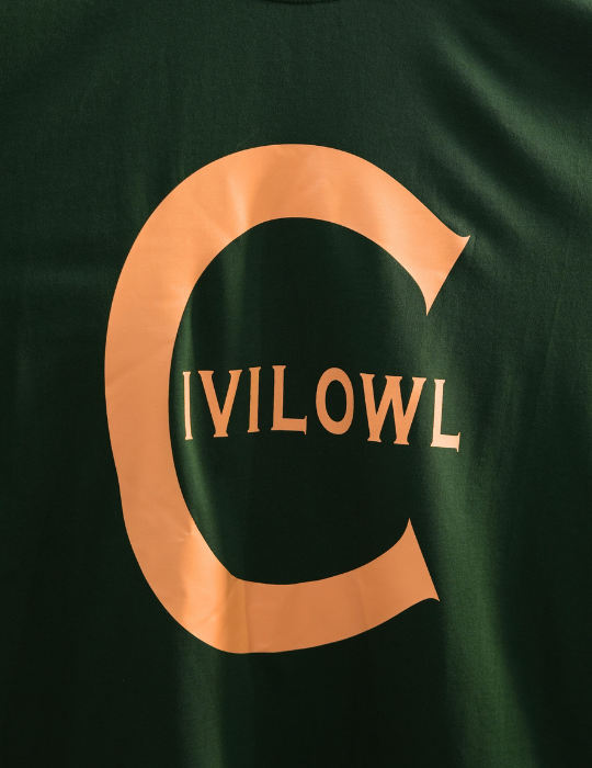 BOTTLE GREEN OCTOPUS OVERSIZED T SHIRT