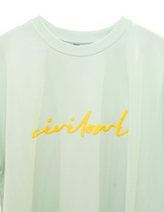 SEA GREEN FLAMINGO OVERSIZED T SHIRT