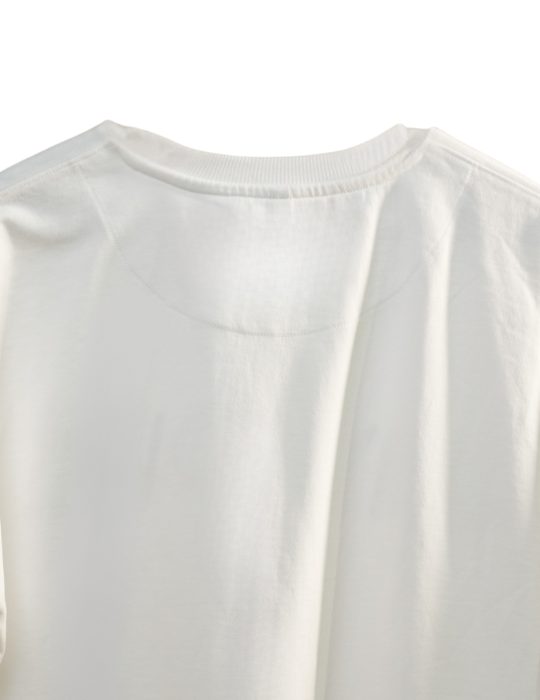 WHITE DUAL FONTS CIVILOWL OVERSIZED T SHIRT