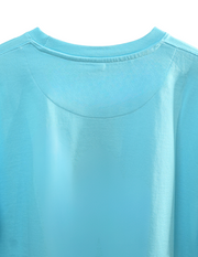 SKY BLUE MERGE CIVILOWL OVERSIZED T SHIRT