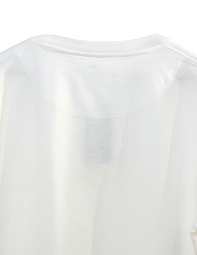 WHITE CIVILOWL BASIC OVERSIZED T SHIRT