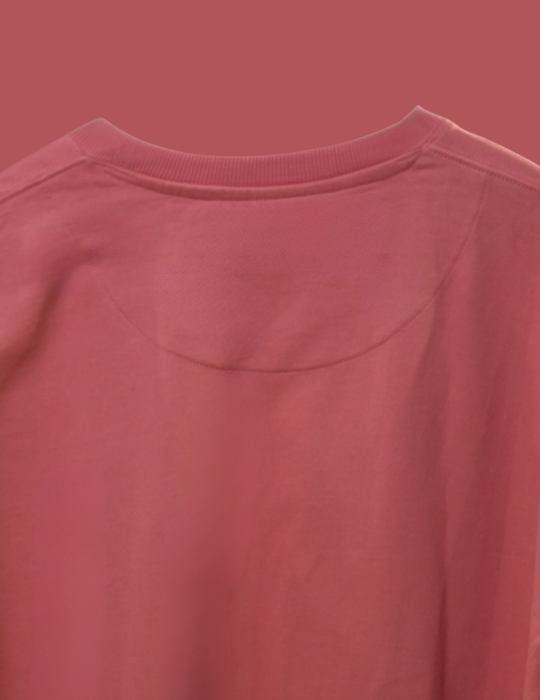 PEACH DUAL FONTS CIVILOWL OVERSIZED T SHIRT