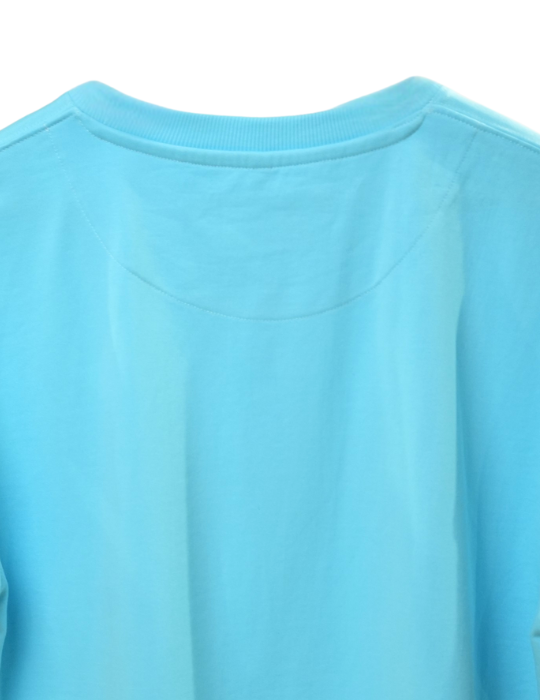 SKY BLUE DUAL FONTS CIVILOWL OVERSIZED T SHIRT