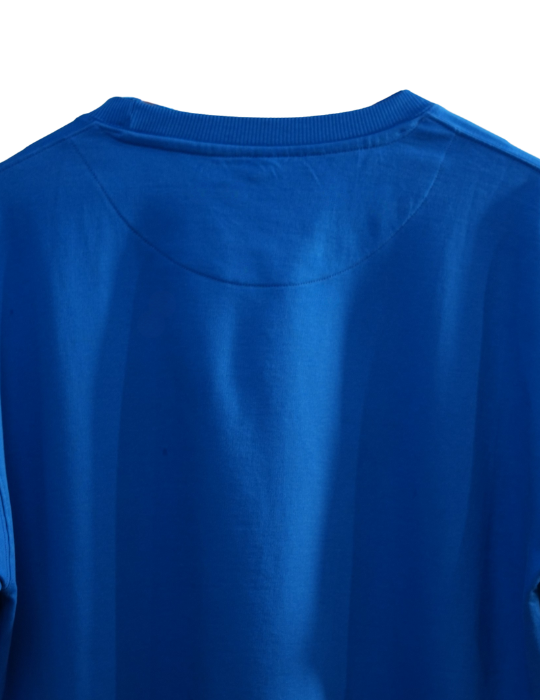 ROYAL BLUE CIVILOWL BASIC OVERSIZED T SHIRT