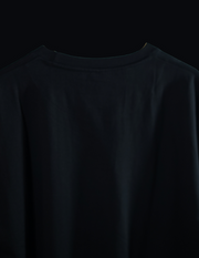 BLACK CIVILOWL BASIC OVERSIZED T SHIRT