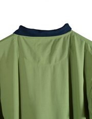 GREEN CIVILOWL DRYFIT MARS MERGE COLLAR T SHIRTS